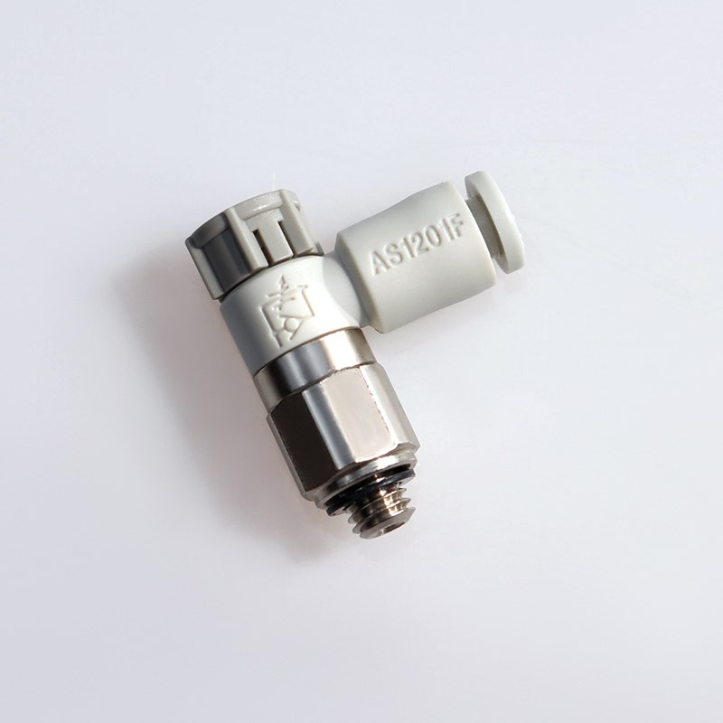 限出型调速阀AS2201F-01-04SA节流阀AS1201FM5-06A气缸速度调节阀