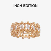 意式 INCH EDITION蕾丝戒指 浪漫复古重工戒指