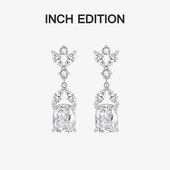 INCH EDITION梦幻天使耳环轻奢方糖长吊坠灵动感小众耳饰