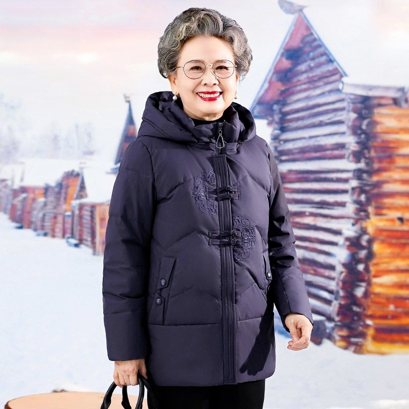 中老年人奶奶太太冬装奶棉袄小个子女加厚外套服60岁妈妈棉衣唐装