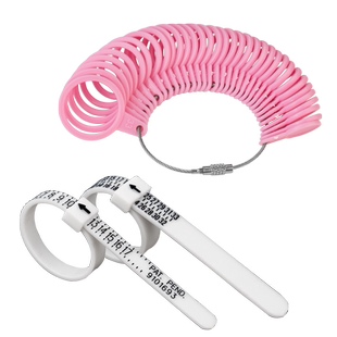 戒指测量环指围圈口尺寸戒围指圈号码量号器尺码测量圈量手寸工具