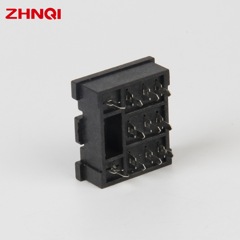 PT11A中间电磁继电器焊脚插座LY3N-J HHC68A-3Z HH63P底座子11脚
