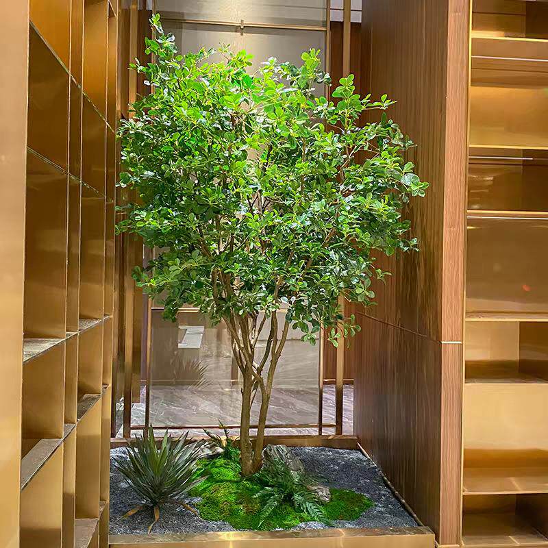 仿真榕树大型假树许愿树酒店室内外造景仿生绿植装饰婚庆橱窗道具