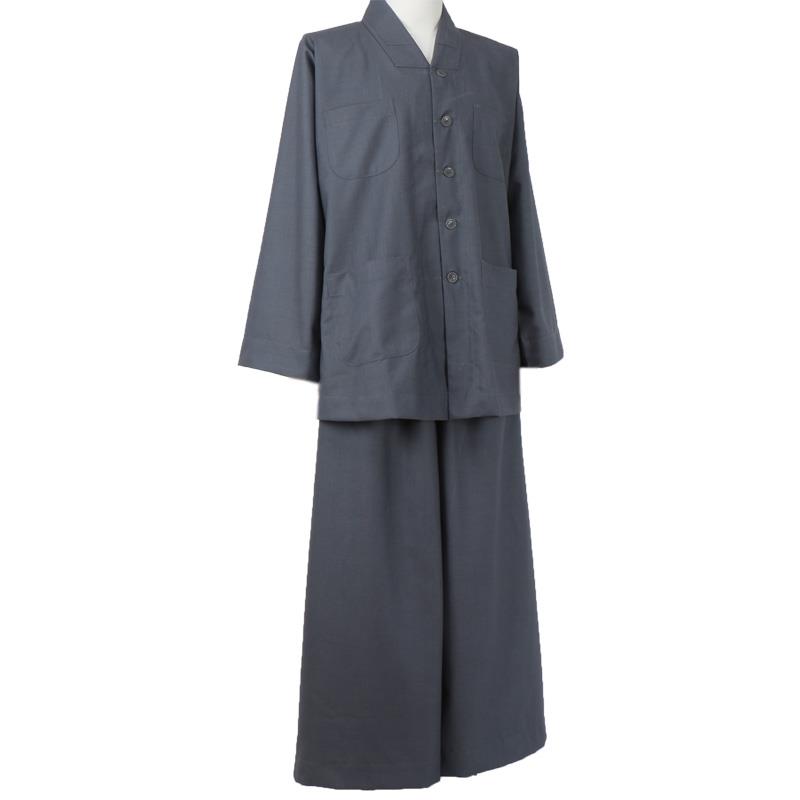 特卖远尘短褂僧服春秋款精纺棉布小褂西装布僧衣男女出家师父和尚