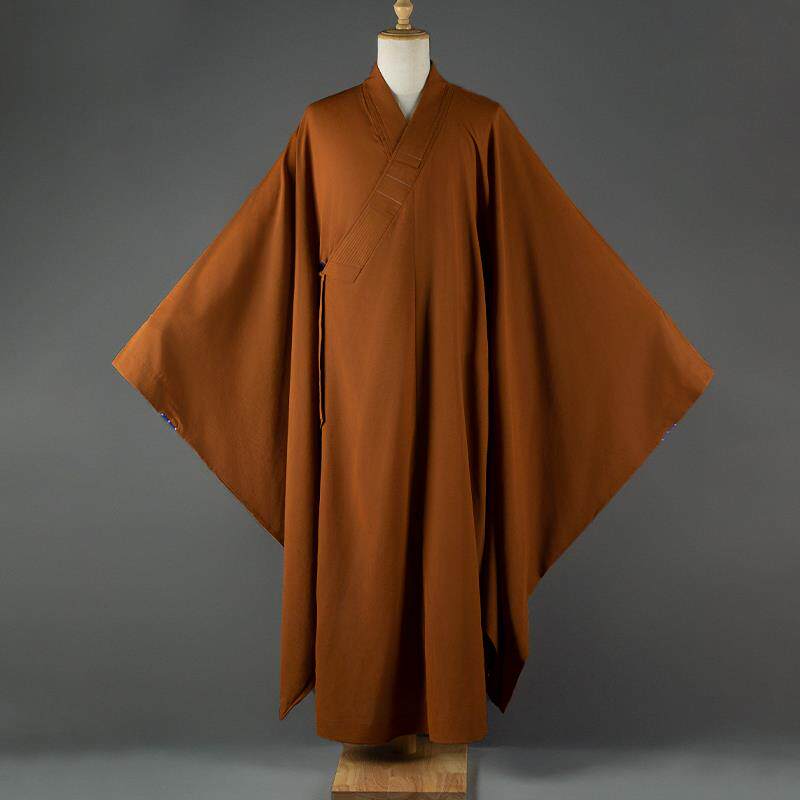 特卖高档僧衣台麻广袖海清出家人衣服女僧人居士服男和尚服装法衣
