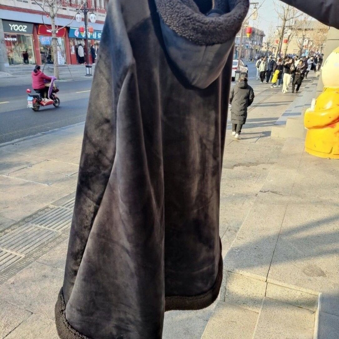 特价真如界僧服冬季新品斗篷加绒保暖中式禅意休闲披风护肩男僧人