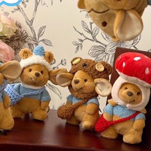 小豆玩偶装饰公仔棉花娃娃玩具摆件站姿小老鼠迪士尼钥匙挂件送礼