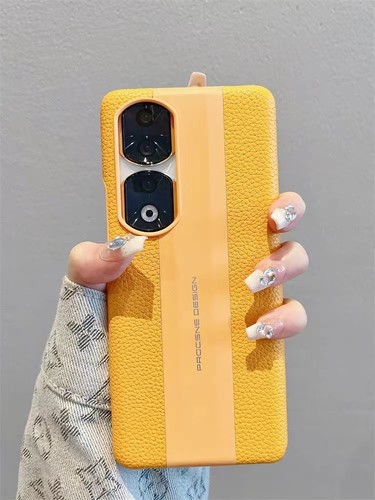 适用荣耀全包防摔高档保时捷皮纹