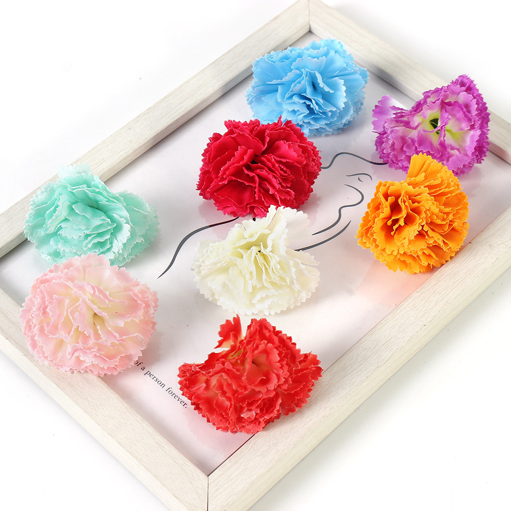 5cm康乃馨仿真花朵 假花绢花 客厅摆件 母亲节蛋糕装饰配件小花头,家居饰品,仿真花/假花,淘宝优惠券,粉丝福利购,淘宝优惠卷