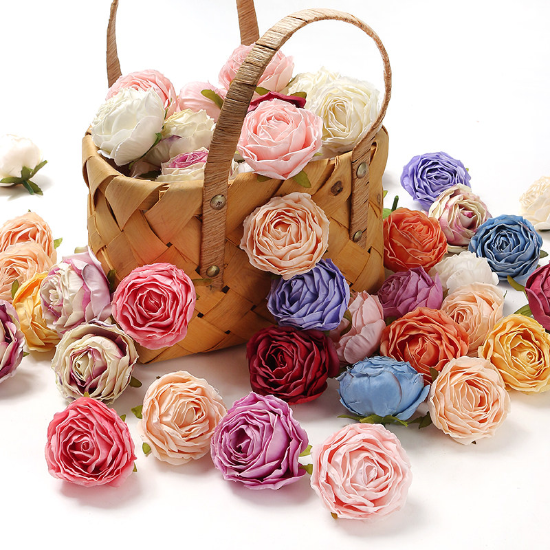 仿真卷边苞芯玫瑰花 假花 diy手工头饰发饰花环配件 婚庆花墙装饰,家居饰品,仿真花/假花,淘宝优惠券,粉丝福利购,淘宝优惠卷