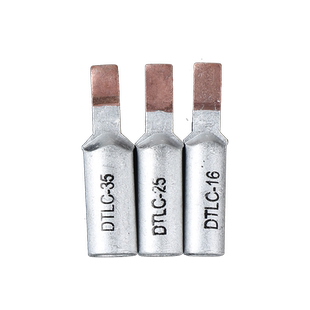 DTLC-10162535平方断路器专用铜铝鼻冷压端子过渡接线鼻C45插片