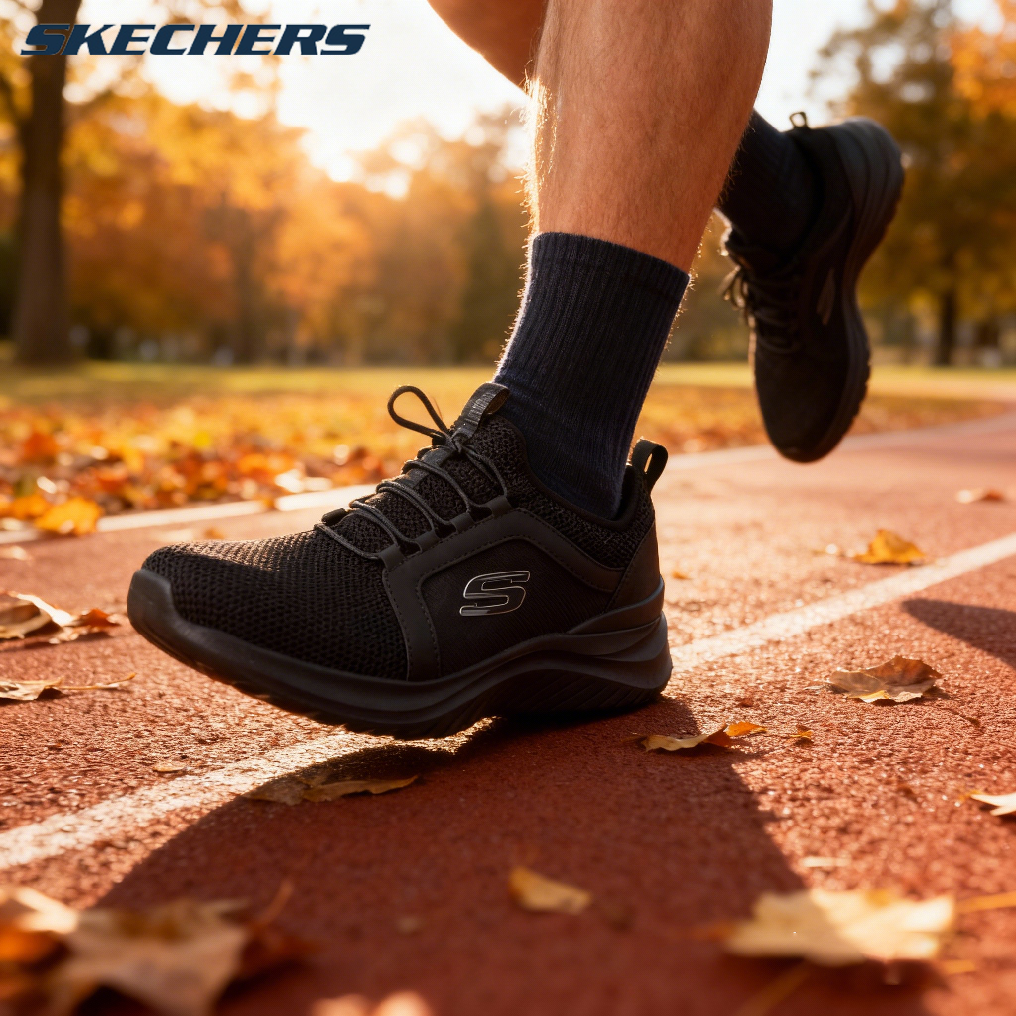 斯凯奇（Skechers）男鞋秋冬新款穿脱跑步鞋轻便透气休闲鞋黑色潮,流行男鞋,时尚休闲鞋,淘宝优惠券,粉丝福利购,淘宝优惠卷