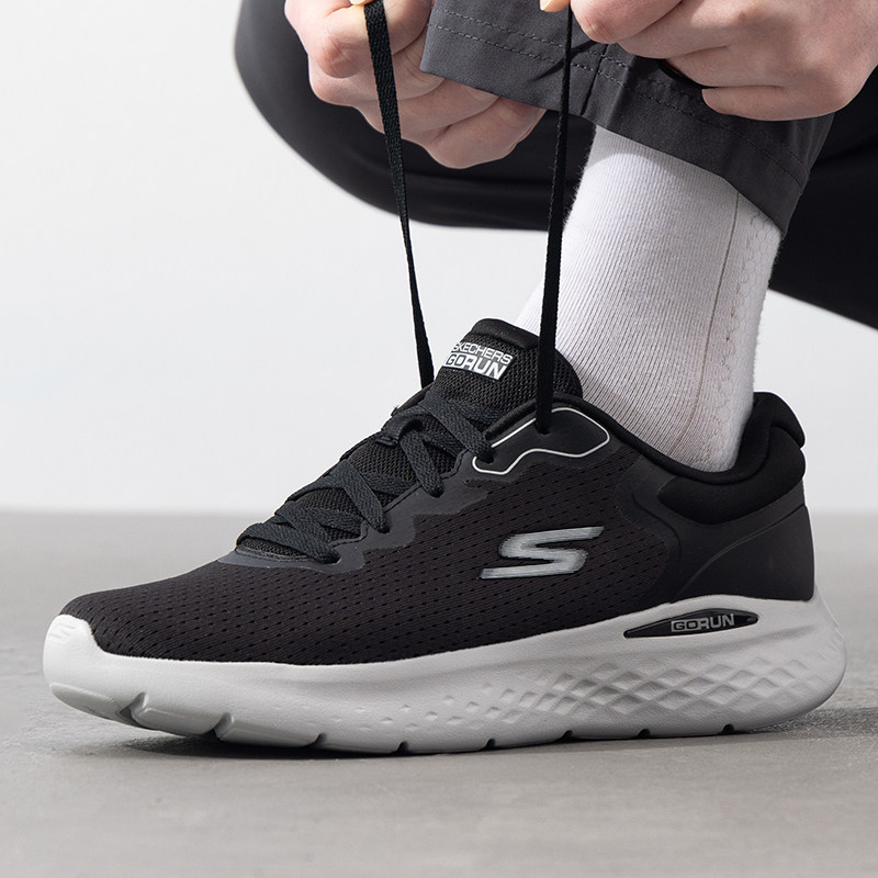 斯凯奇（Skechers）跑步鞋男鞋 年新款透气运动鞋舒适缓震休闲鞋,流行男鞋,老爹鞋,淘宝优惠券,粉丝福利购,淘宝优惠卷