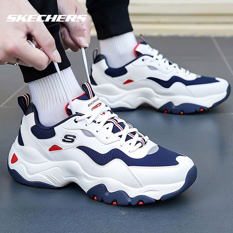 Skechers斯凯奇男鞋三代熊猫鞋春季款官网休闲鞋运动鞋厚底老爹鞋,流行男鞋,时尚休闲鞋,淘宝优惠券,粉丝福利购,淘宝优惠卷