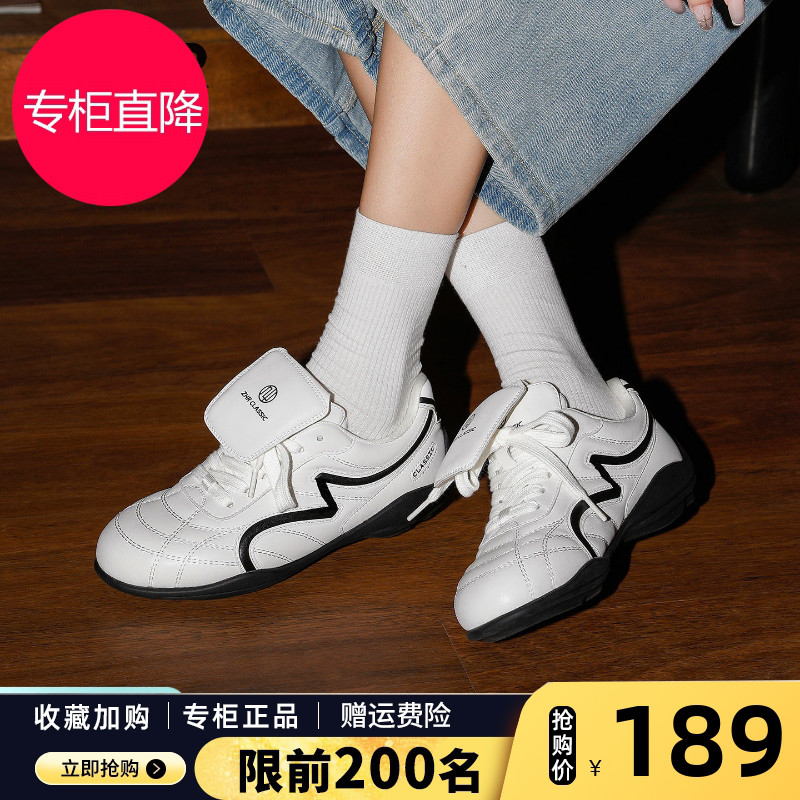 ZHR则则【李昊同款】厚底德训鞋女2026秋季新款轻便小白鞋赛车鞋图片