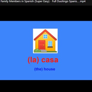 零基础西班牙语学习西语单词词汇在线西语视频课81