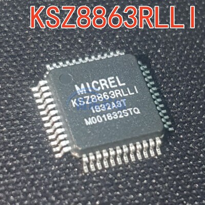 全新原装 KSZ8863RLLI-TR 封装LQFP48 以太网控制器芯片