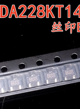 原装 DA228KT146丝印BU二极管阵列1对串联80V100mA SOT-23 SC-59