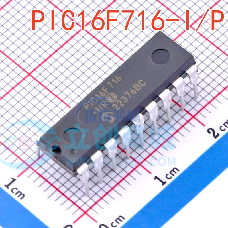 原装正品 PIC16F716-I/P PIC16F716 DIP-18 8位微控制器芯片