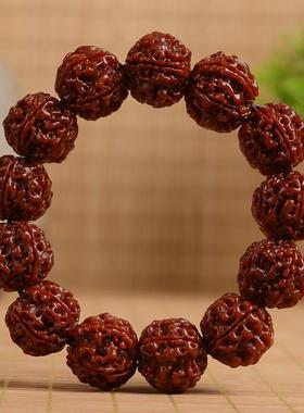 尼泊尔机刷蛤蟆背金刚菩提佛珠手串男士手链首饰女小商品红绳手链