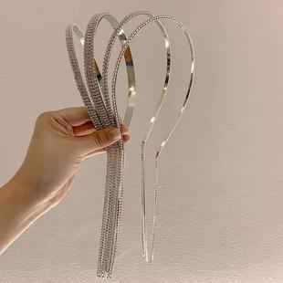 热巴杨超越同款 头箍超仙发卡假耳环发捆头饰 发饰流苏发箍女韩版