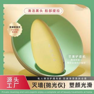 新款 美肤仪 电动超声波脸部去黑头清洁器家用导入美容仪充电款