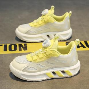 中大童防滑耐磨板鞋 男童鞋 儿童网面透气运动跑步鞋 新款 子2025夏季