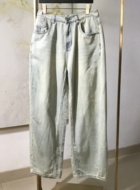 【专享链接】24SY新款男士百搭帅气时尚简约蓝色水洗牛仔裤