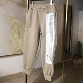 专享链接 24SY新款 男士 百搭帅气时尚 简约黑色松紧带休闲长西裤