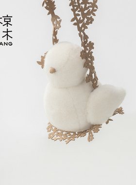 【新品】椋鸟陪伴玩偶新款毛绒玩具纯手工小鸟安抚玩偶摆件礼盒