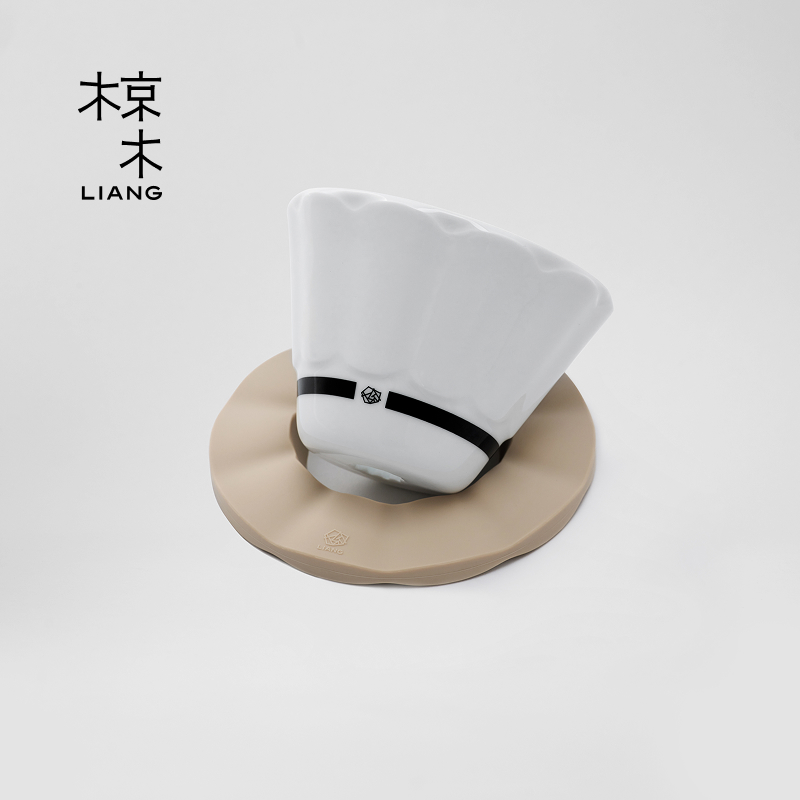 【新品】椋木羽毛球手冲咖啡陶瓷滤杯滤架高级微撇口联名礼盒套装