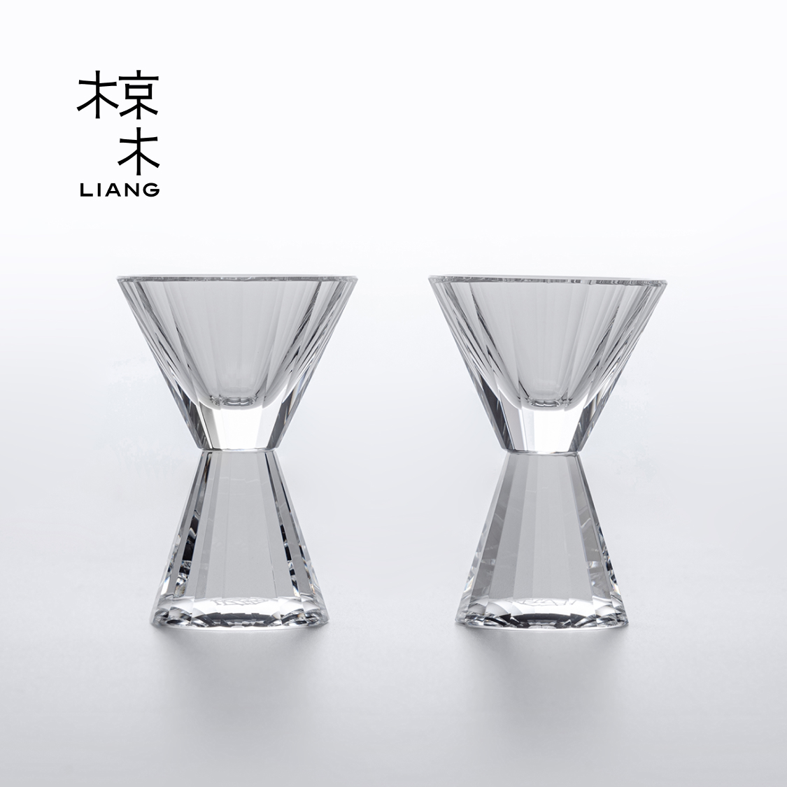 椋木冷切白酒杯套装家用K9水晶杯品酒杯高级感小酒杯礼盒装中秋礼