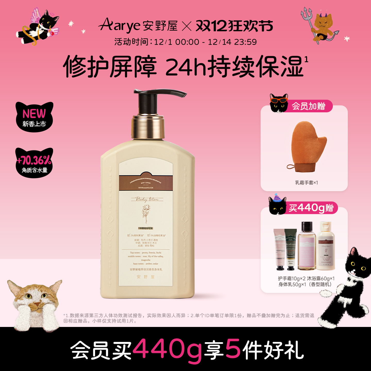 修护屏障！24H长效补水保湿！