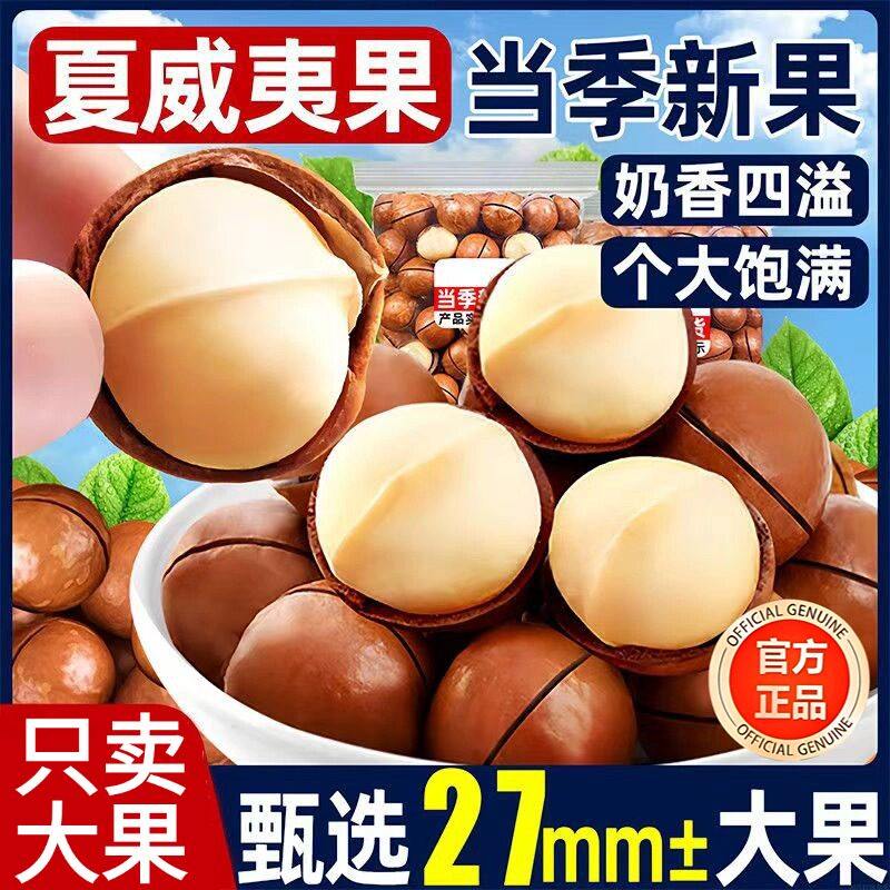 特级夏威夷果坚果官方旗舰店2025年新货整箱5斤健康原味零食500g,零食/坚果/特产,夏威夷果,淘宝优惠券,粉丝福利购,淘宝优惠卷