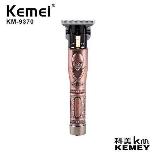 科美KEMEI理发器KM-9370锂电池USB充电镂空光头剪油头剪雕刻剪