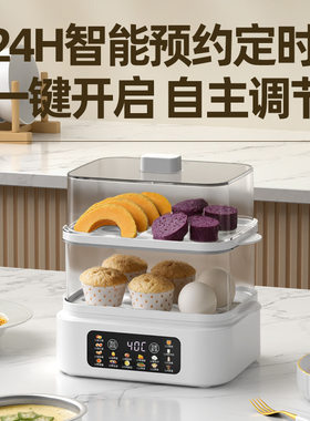 2026新电蒸锅蒸蛋器多功能家用小型蒸煮一体定时蒸包子玉米早餐机