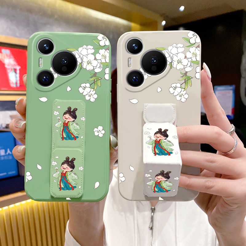 适用华为Pura80手机壳支架硅胶套