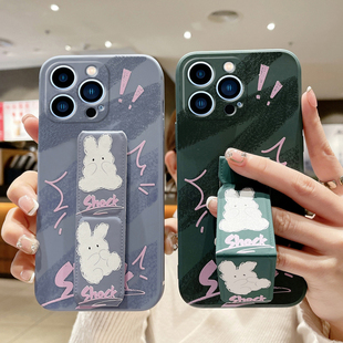 适用于OPPOReno15Pro手机壳14/12惊叹兔Findx9Pro桌面支撑架8Ultra磁吸7腕带K13turbo可横竖屏放防摔硅胶软壳