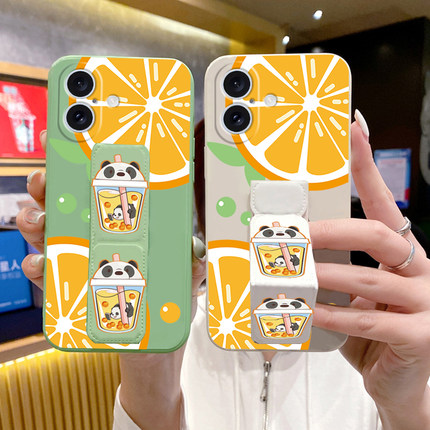 适用于OPPOFindx9Pro手机壳卡通x8s+/7防摔磁吸支架K13turbo多功能Reno15Pro/14横竖屏桌面放12折叠腕带软壳