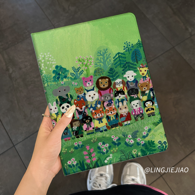 适用于ipad书本式硅胶保护套