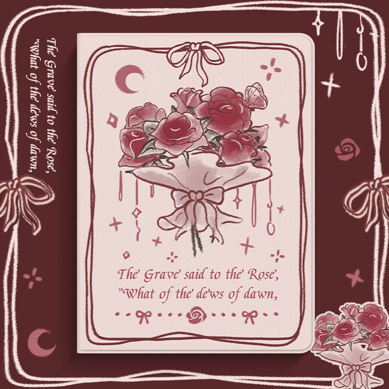 适用于ipad书本式硅胶保护套