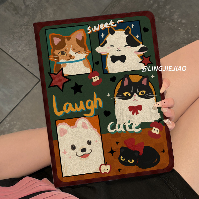 适用于ipad书本式硅胶保护套