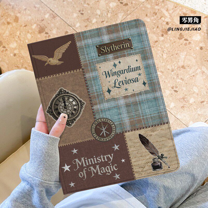 适用于联想小新pad保护套复古拼接2026新款padplus平板电脑带笔槽11寸书本10.6寸蚕丝纹散热PAD全包边防摔