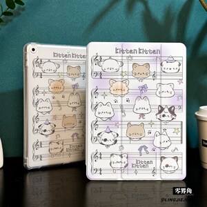 五线谱猫适用于华为matepad11保护套带笔槽2025新款matepadpro平板保护壳10.4寸荣耀平板7硅胶全包pro11三折