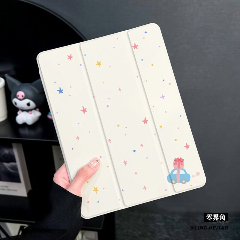卡通小车适用于ipad11保护壳air76苹果2025平板mini7防摔pro11第九代平板ipad9硅胶13新款2019三折2017迷你4
