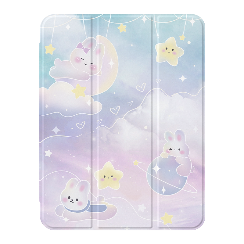 适用于ipad三折硅胶保护壳防摔
