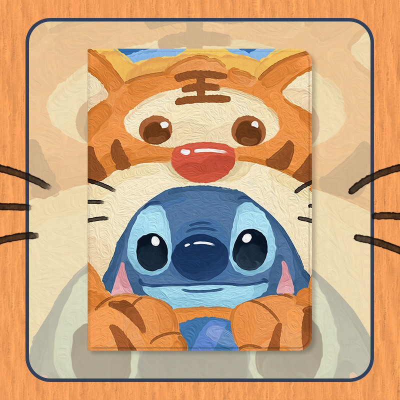 可爱卡通适用于ipad9保护套2021苹果2020平板air2壳2018新款mini4书本6硅胶5女2019第八代九7六五七8儿童防摔