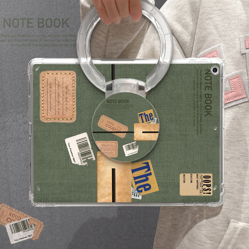 适用于ipad单底亚克力保护壳防摔