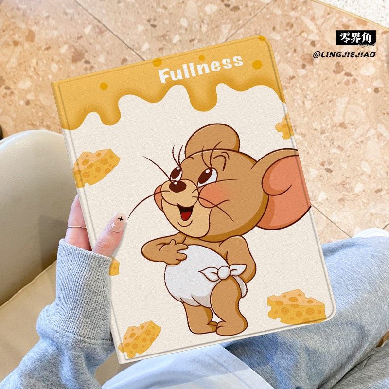 奶酪鼠鼠适用于小米平板7保护壳2025新款pad7/6/5pro带笔槽11.2寸书本式小米平板8/8pro防摔redmipad全包硅胶