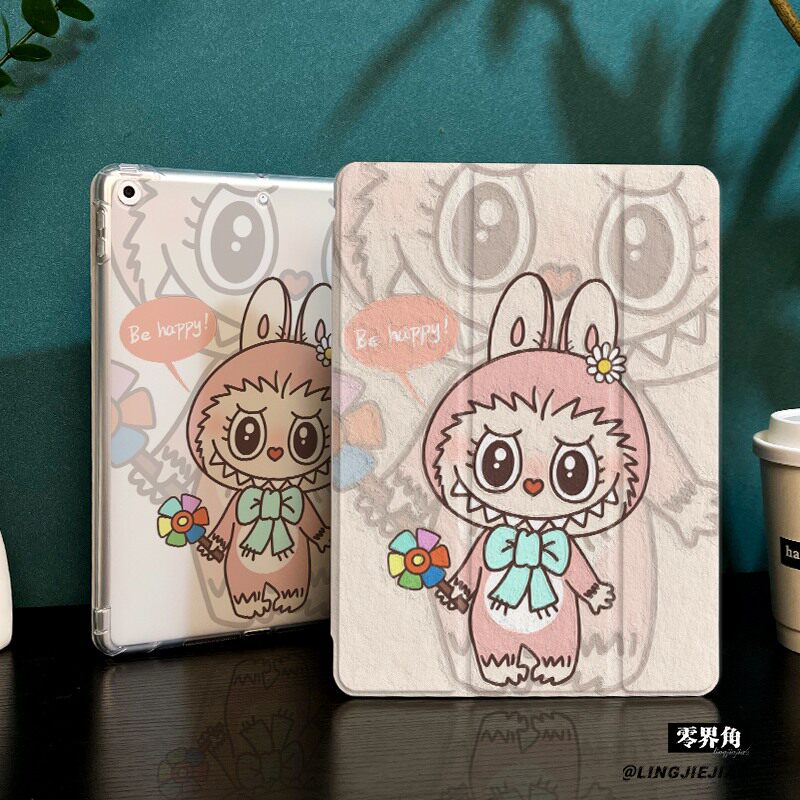 粉色布布适用于华为matepad11保护套带笔槽2025新款matepadpro平板保护壳10.4寸荣耀平板7硅胶全包pro11三折